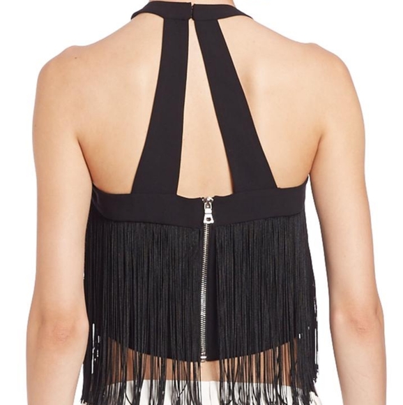 Fringe halter crop top - Picture 2 of 5
